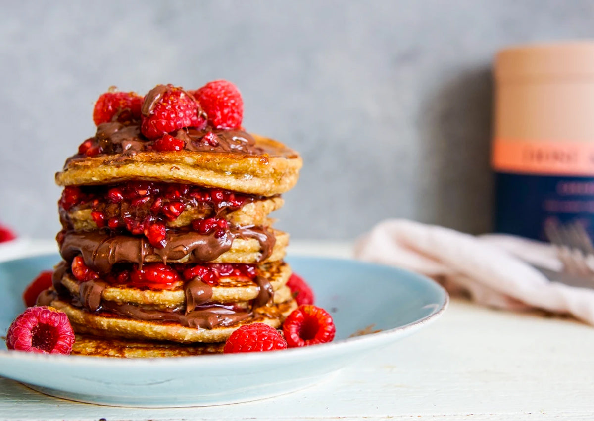 Caramel Collagen Pancakes