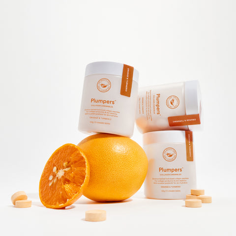 Plumpers™ Collagen Chewables  — Orange & Turmeric