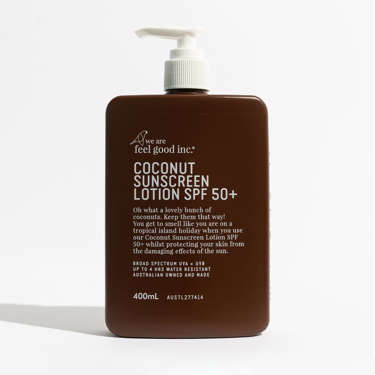 We Are Feel Good Inc Coconut Sunscreen SPF50+