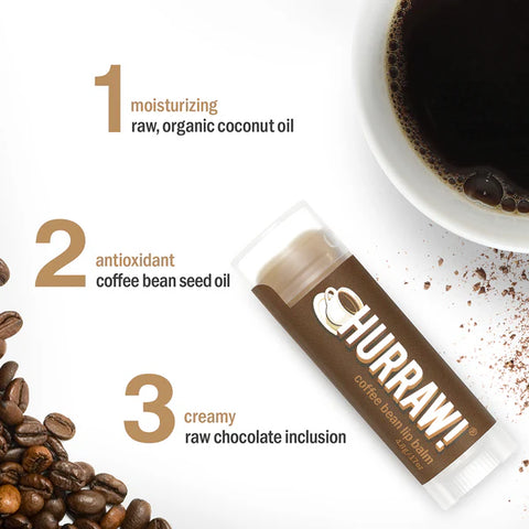 Hurraw Coffee Bean Lip Balm