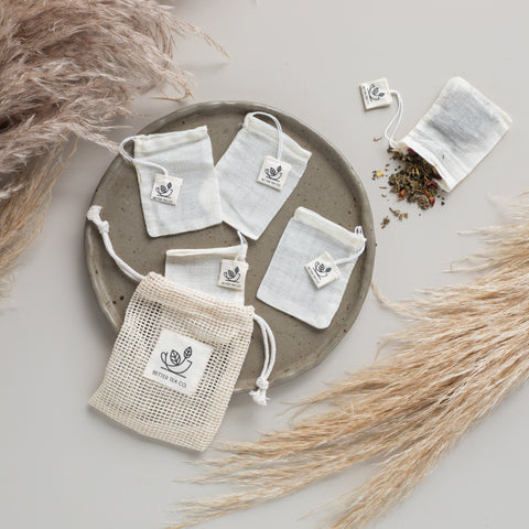 Anxietea Reusable Cotton Teabags