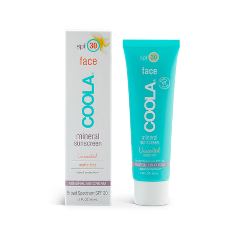COOLA Mineral Face Organic Matte Tint Sunscreen Lotion SPF30