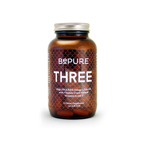 BePure Three - Omega 3 Fish Oil 60 day
