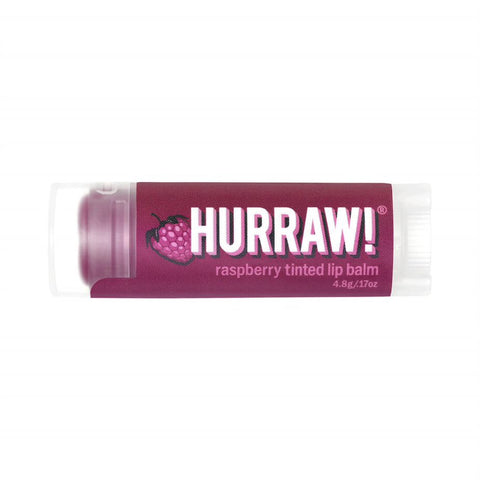 Hurraw Chai Raspberry Tinted Lip Balm